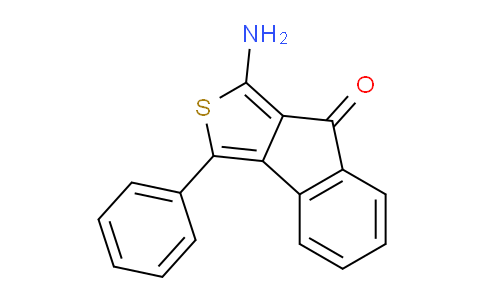 CAS No. 1245739-66-5, 1-Amino-3-phenyl-8H-indeno[1,2-c]thiophen-8-one