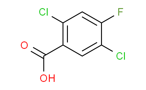 CAS No. 35989-28-7, 2,5-dichloro-4-fluorobenzoic acid