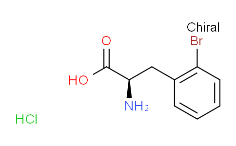 CAS No. 1391427-82-9, (R)-2-Bromophenylalanine Hydrochloride Salt