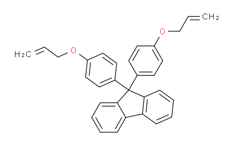 CAS No. 142494-81-3, 9,9-Bis(4-(allyloxy)phenyl)-9H-fluorene