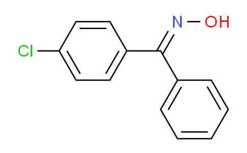 CAS No. 2998-99-4, (E)-(4-chlorophenyl)(phenyl)methanone oxime