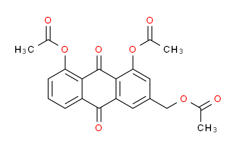 CAS No. 25395-11-3, 3-(Acetoxymethyl)-9,10-dioxo-9,10-dihydroanthracene-1,8-diyl diacetate