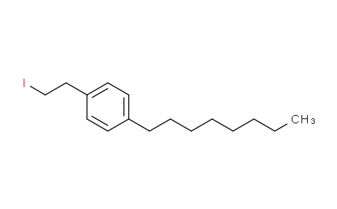 CAS No. 162358-07-8, 1-(2-Iodoethyl)-4-octylbenzene