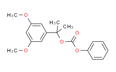 CAS No. 39507-97-6, 2-(3,5-Dimethoxyphenyl)propan-2-yl phenyl carbonate