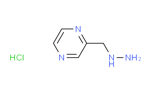 CAS No. 328042-01-9, 1-(pyrazin-2-ylmethyl)hydrazine hydrochloride