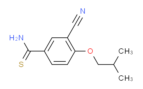 CAS No. 163597-57-7, 3-Cyano-4-isobutoxybenzothioamide
