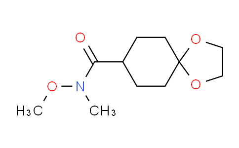 CAS No. 158243-48-2, N-Methoxy-N-Methyl-1,4-dioxaspiro[4.5]decane-8-carboxaMide