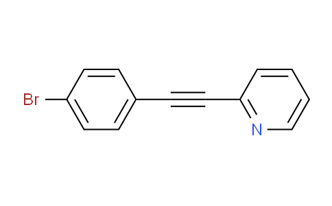 CAS No. 1071795-01-1, 2-[2-(4-bromophenyl)ethynyl]pyridine