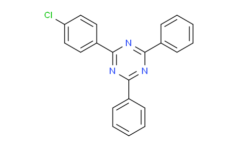 CAS No. 3114-52-1, 2-(4-Chlorophenyl)-4,6-diphenyl-1,3,5-triazine