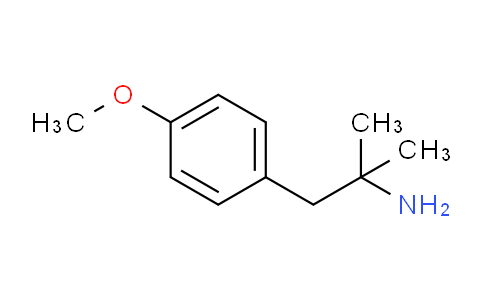 CAS No. 56490-94-9, 1-(4-methoxyphenyl)-2-methylpropan-2-amine