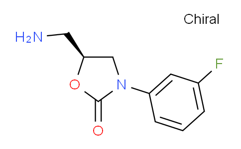 CAS No. 380380-56-3, (5S)-5-(aminomethyl)-3-(3-fluorophenyl)-1,3-oxazolidin-2-one