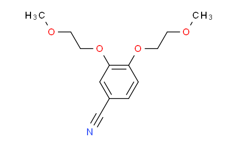 CAS No. 80407-68-7, 3,4-Bis(2-methoxyethoxy)benzonitrile