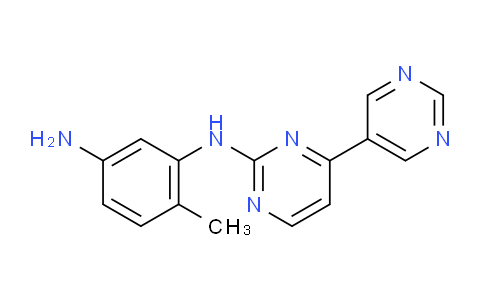 CAS No. 641615-36-3, 4-Methyl-3-[4-(5-pyrimidinyl)pyrimidin-2-ylamino]aniline