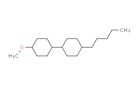 CAS No. 102714-95-4, 1-Methoxy-4-(4-pentylcyclohexyl)cyclohexane