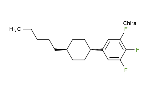 CAS No. 131819-22-2, 1,2,3-Trifluoro-5-(trans-4-pentylcyclohexyl)benzene