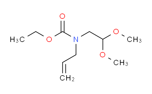 CAS No. 128740-02-3, Ethyl allyl2,2-dimethoxyethylcarbamate