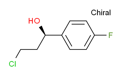 CAS No. 200004-39-3, (R)-3-chloro-1-(4-fluorophenyl)propan-1-ol