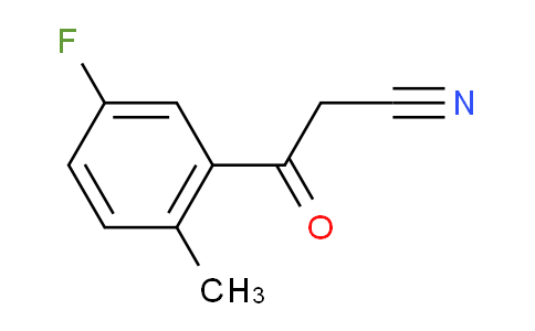 CAS No. 884504-23-8, 3-(5-Fluoro-2-methylphenyl)-3-oxopropanenitrile