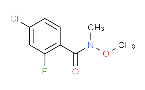 CAS No. 198967-23-6, 4-Chloro-2-Fluoro-N-Methoxy-N-Methylbenzamide