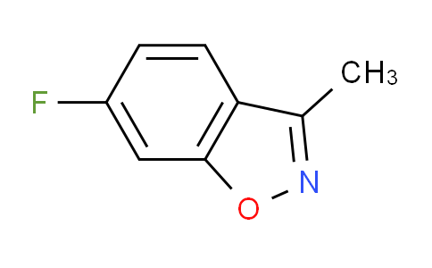 CAS No. 117933-03-6, 6-fluoro-3-methyl-1,2-Benzisoxazole