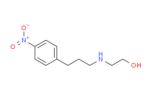 CAS No. 130634-09-2, 2-((3-(4-Nitrophenyl)propyl)amino)ethanol