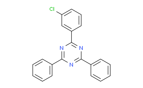 CAS No. 307929-32-4, 2-(3-Chlorophenyl)-4,6-diphenyl-1,3,5-triazine