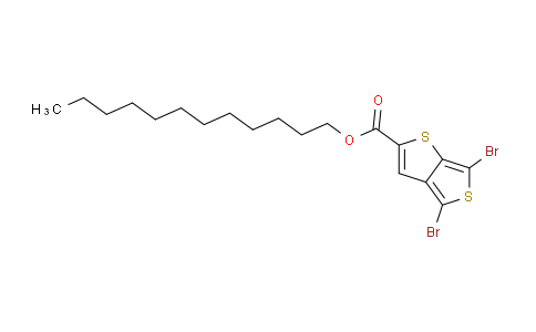 CAS No. 1098102-93-2, 4,6-Dibromothieno[3,4-b]thiophene-2-carboxylic acid dodecyl ester