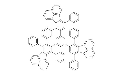 CAS No. 7619-71-8, 1,3,5-tris(7,10-diphenylfluoranth-8-yl)benzene