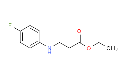 CAS No. 887574-32-5, Ethyl 3-((4-fluorophenyl)amino)propanoate