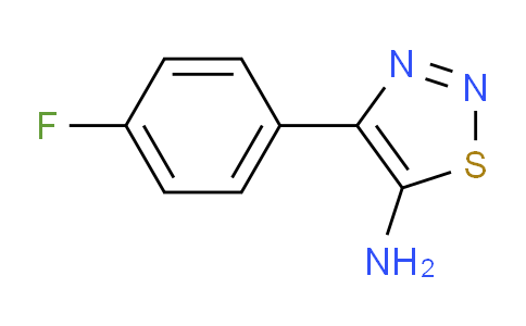 CAS No. 929340-87-4, 4-(4-Fluorophenyl)-1,2,3-thiadiazol-5-aMine