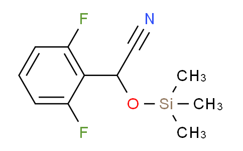 CAS No. 82128-11-8, 2-(2,6-difluorophenyl)-2-triMethylsiloxyethanenitrile