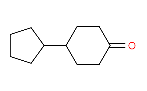 CAS No. 104116-10-1, 4-cyclopentyl cyclohexanone