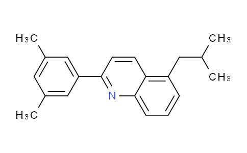 CAS No. 1404491-67-3, 2-(3,5-Dimethylphenyl)-5-isobutylquinoline