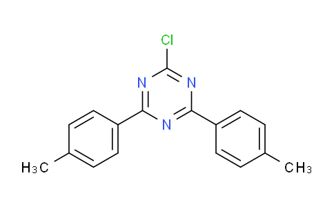 CAS No. 21902-34-1, 2-chloro-4,6-bis(4-methylphenyl)-1,3,5-triazine