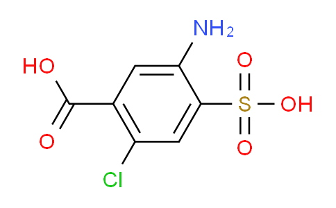 CAS No. 5855-78-7, 5-Amino-2-chloro-4-sulphobenzoic acid
