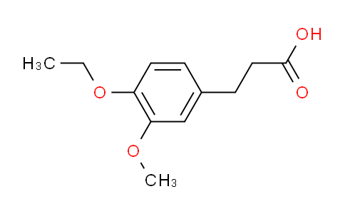 CAS No. 30044-91-8, 3-(4-Ethoxy-3-methoxyphenyl)propanoic acid