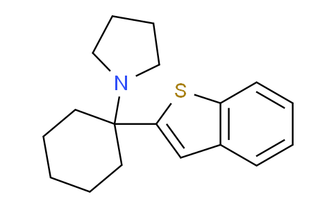 CAS No. 147299-15-8, 1-(1-(Benzo[b]thiophen-2-yl)cyclohexyl)pyrrolidine