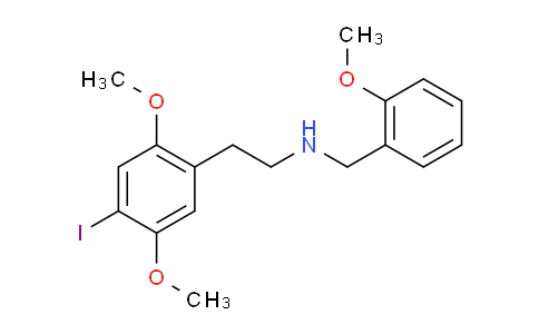 CAS No. 919797-19-6, N-(2-methoxybenzyl)-2-(4-iodo-2,5-dimethoxyphenyl)ethanamine
