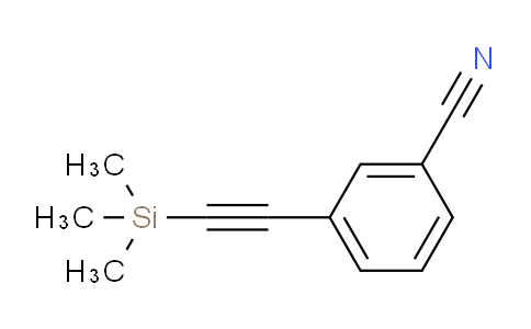 CAS No. 190771-22-3, 3-[(Trimethylsilyl)ethynyl]benzonitrile