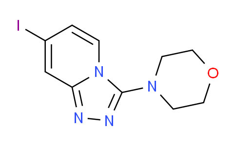 CAS No. 1057393-59-5, 7-Iodo-3-morpholin-4-yl-[1,2,4]triazolo[4,3-a]pyridine