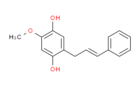 CAS No. 24126-85-0, 2-methoxy-5-(3-phenylprop-2-en-1-yl)benzene-1,4-diol