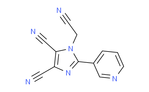 CAS No. 1347815-22-8, 1-CyanoMethyl-4,5-dicyano-2-(3-pyridyl)iMidazole