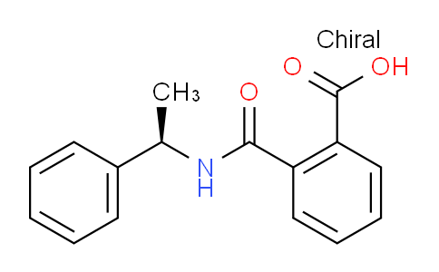 CAS No. 21752-35-2, (R)-2-((1-Phenylethyl)carbamoyl)benzoic acid