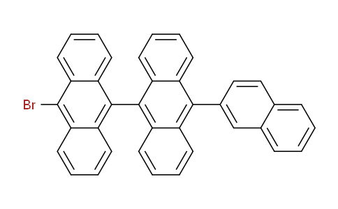 CAS No. 1172087-81-8, 10-Bromo-10'-(2-naphthyl)-9,9'-bianthracene