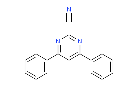 CAS No. 6484-21-5, 2-Cyano-4,6-diphenylpyrimidine