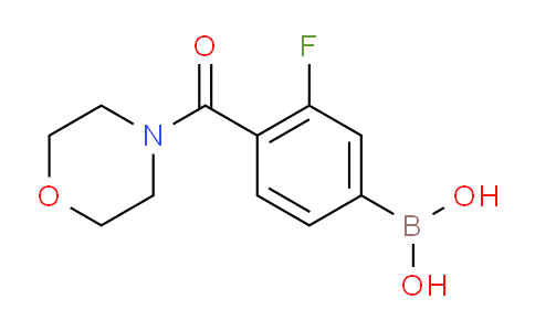 CAS No. 1008119-70-7, 3-Fluoro-4-(4-morpholinylcarbonyl)benzeneboronic acid