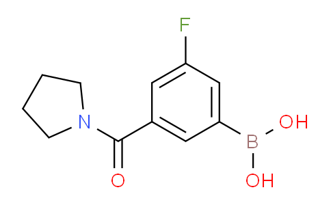 CAS No. 1264616-18-3, 3-Fluoro-5-(1-pyrrolidinylcarbonyl)benzeneboronic acid