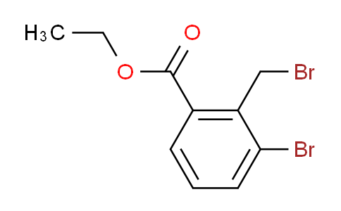 CAS No. 157652-24-9, 3-Bromo-2-bromomethyl-benzoic acid ethyl ester