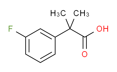 CAS No. 93748-20-0, 2-(3-Fluorophenyl)-2-methylpropanoic acid