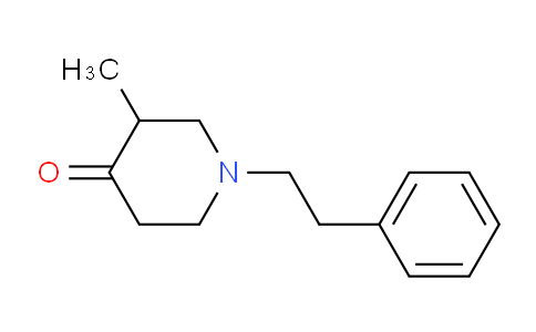 CAS No. 129164-39-2, 3-Methyl-1-(2-phenylethyl)-4-piperidone